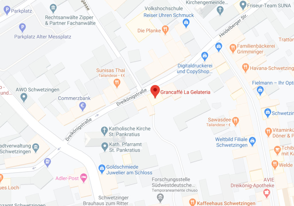 Grancaffe La Gelateria Schwetzingen Eisdiele